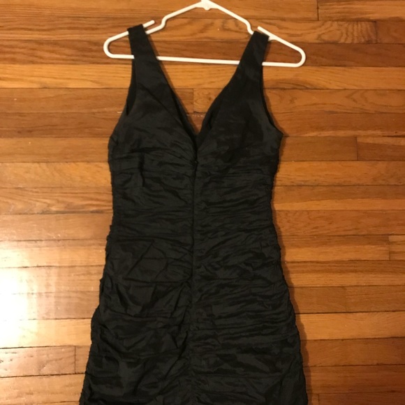 BCBG Black Bow Cocktail Dress - Picture 3 of 8